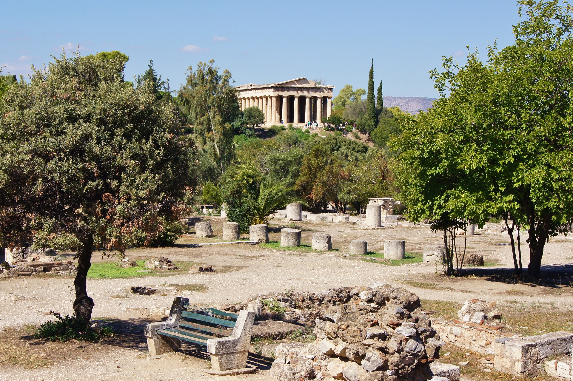 Agora i św. Hefajstosa zabytki Aten