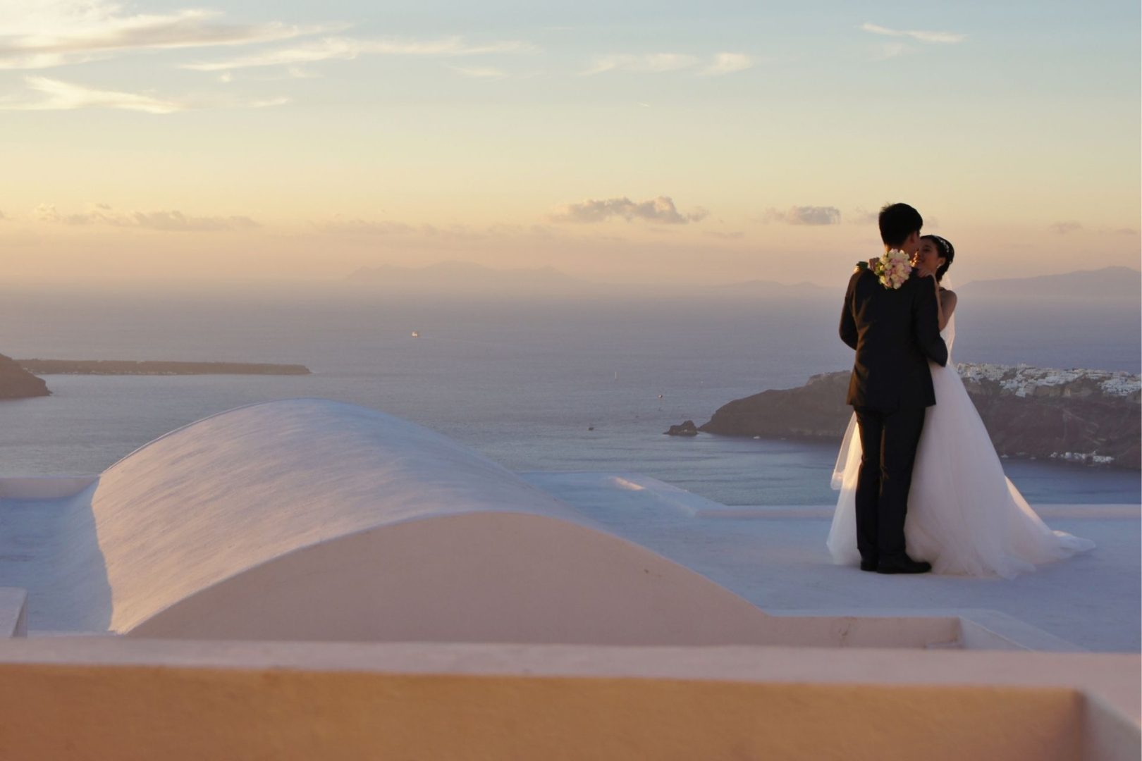 Ślub na Santorini
